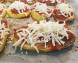 Foto del paso 6 de la receta: Milanesas con pizzetas de papas