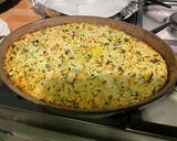 Une image de l'étape 16 de Flan de panais et courgettes à la crème et persil.