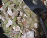 Foto langkah ke 6 dari resep 45. Sayur Santan isi Tempe, Tahu dan Labu Siam.