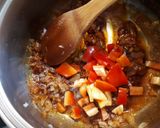 Paprikáskrumpli tarhonyával recept fázis 3 fotója