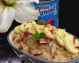A picture of step 6 of ब्रेकफास्ट ओट्स पॉरिज (Breakfast oats porridge recipe in Hindi).