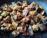 Foto del paso 5 de la receta: Cubitos de berenjena🍆 en salsa agridulce🍯🌶