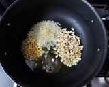 A picture of step 1 of Tamarind poha.
