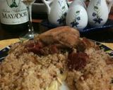 Foto del paso 7 de la receta: Arroz con pollo, jamón y queso