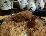 Foto del paso 7 de la receta: Arroz con pollo, jamón y queso