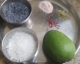 A picture of step 1 of Shahi aam panha.