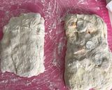 รูปขั้นตอนการทำที่ 4 ของ ขนมปัง Ciabatta ใส่พริกฮาลาพิโนกับเชดด้าชีส