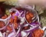 A picture of step 3 of Rajas con Chorizo.