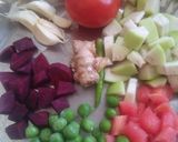 मिक्स वेज सूप (Mix veg soup recipe in hindi) रेसिपी चरण 1 फोटो