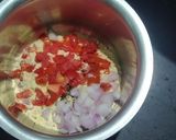 A picture of step 1 of Besan Chilla.