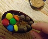 Foto del paso 3 de la receta: Huevos de chocolate rellenos Gold