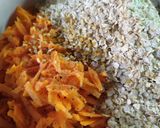 Foto del paso 1 de la receta: Tortillas de zanahorias y avena