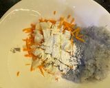Hình bước làm 2 của món Sandwich nhân tôm