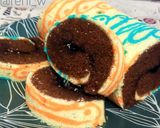 Foto langkah ke 6 dari resep Brownies kukus batik roll.