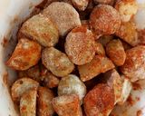 A picture of step 3 of Baby Potato Fry with Corn Flour.