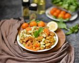 A picture of step 6 of Tofu-Chickpeas Summer Salad.