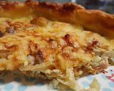 Foto del paso 6 de la receta: Quiche de salmón, cebolla y champiñón