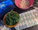 A picture of step 1 of Celeriac & Kale Coconut Curry.