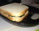 Foto del paso 2 de la receta: Cena rápida: Sándwich de espinacas y filete de Sajonia
