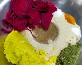 A picture of step 1 of Beetroot Muthiya.