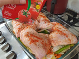 Patas de pollo al horno