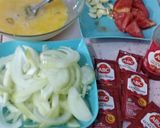 Foto langkah ke 3 dari resep Bola Bola Nasi Kuning Omelete Asam Manis.