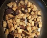 A picture of step 3 of Eggplant meatballs.