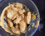 A picture of step 2 of Veg Chicken Tikka Masala Soya.