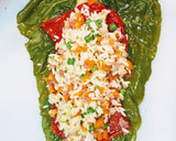 Foto del paso 3 de la receta: Rollos de acelgas rellenos de arroz