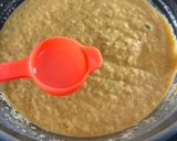 A picture of step 3 of Moong Dal Dhokla.