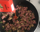 Foto del paso 9 de la receta: Arroz con carne picada y champiñones (y mas)
