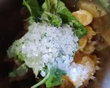 A picture of step 2 of Pineapple lychee orange mojito.