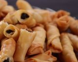 Foto langkah ke 10 dari resep Cemilan termurah, Hanya 3 bahan saja | Lumpia Mini Coklat.