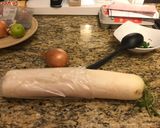 A picture of step 1 of WFH special - radish chicken wings soup 🖥.