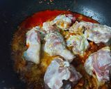 A picture of step 4 of Chicken Kosha.
