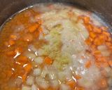 A picture of step 2 of Coconut Curry with Lentils.