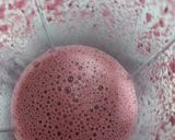 A picture of step 2 of Beetroot blueberry smoothie- recipe to boost and detox our body.