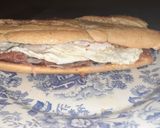 Foto del paso 4 de la receta: Bocata de pan tostado con jamón serrano y huevo, exquisito!