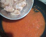 A picture of step 14 of Chicken chilli with rice.