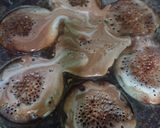 Foto langkah ke 2 dari resep Bikang mawar cokelat.
