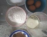 Foto del paso 1 de la receta: Torta de Choco-vainilla relleno de Ganache de Chocolate Blanco