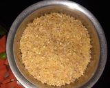 A picture of step 1 of Broken wheat lapsi.