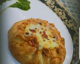 A picture of step 7 of Open samosa with cheese filling.