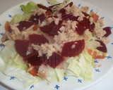 Foto del paso 4 de la receta: Ensalada con remolacha y tiras de apio