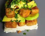 Ropogós tofu teriyaki szósszal, avokádós rizzsel recept fázis 4 fotója