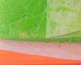 Foto langkah ke 7 dari resep Bolu Gulung Pandan Kukus (Lembuttt Banget, Irit 2 Telur) ✨.