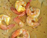 A picture of step 8 of Prawn Zafrani.