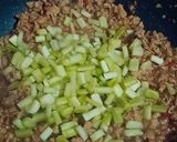 รูปขั้นตอนการทำที่ 3 ของ ผัดเผ็ดหมูสับก้านหน่อไม้ฝรั่ง - คีโต