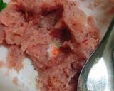 Hình bước làm 1 của món Canh khổ qua dồn chả cá thác lác