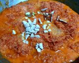 A picture of step 3 of Gajar Halwa.